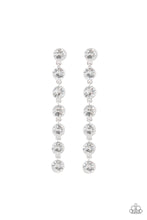 Load image into Gallery viewer, Dazzling Debonair - White Earring 2700E