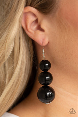 Material World - Black Earring 2E