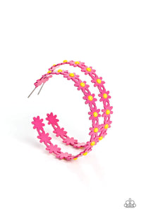 Daisy Disposition - Pink Earring 2927e