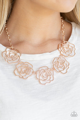 Budding Beauty - Rose Gold Necklace 1034N