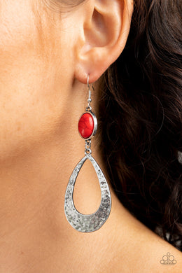 Badlands Baby -Red Earring