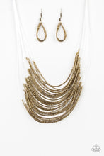Load image into Gallery viewer, Catwalk Queen - Brass Necklace 53n