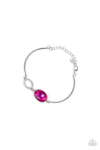Glamorous Glow & Unstoppable Glamour - Pink Necklace & Bracelet Set 1309S