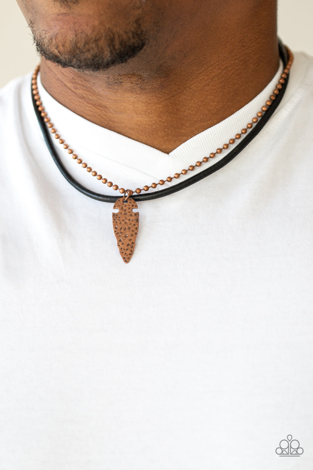 Arrowhead Anvil - Copper Urban Necklace