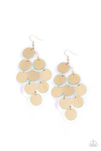 Load image into Gallery viewer, Sequin Seeker - Gold Earring 2841e