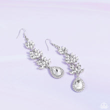 Load image into Gallery viewer, Water Lily Whimsy - White Earring