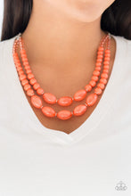 Load image into Gallery viewer, Sundae Shoppe - Orange Necklace 1162N