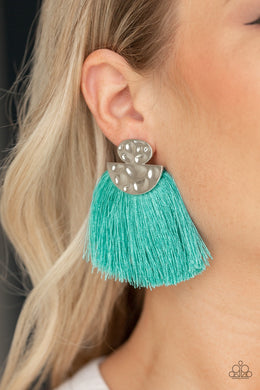 Make Some PLUME - Blue Earring 17E