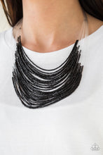 Load image into Gallery viewer, Catwalk Queen - Black Necklace 53n