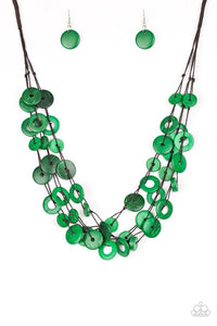 Wonderfully Walla Walla - Green  Necklace 1381n