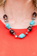 Load image into Gallery viewer, Earth Godess - Blue Necklace &amp; Bracelet Set