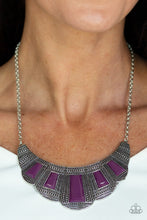 Load image into Gallery viewer, Lion Den - Purple Necklace 2590N