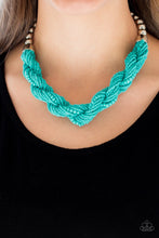 Load image into Gallery viewer, Savannah Surfin - Blue Necklace 57n