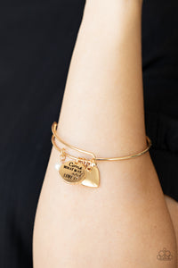 Come What May and Love It - Gold Bracelet 1733b