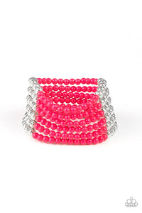 LAYER It Thick - Pink Bracelet 1617B