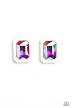 Load image into Gallery viewer, Edgy Emeralds - Multi Earring 2925e