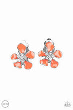 Load image into Gallery viewer, Island Iris - Orange Earring