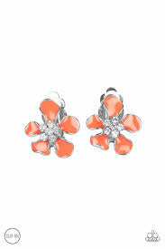 Island Iris - Orange Earring