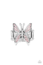 Load image into Gallery viewer, Blinged Out Butterfly - Pink Ring 3066r
