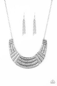 Ready To Pounce - Silver Necklace 2587N