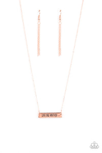Love One Another - Copper Necklace 92N