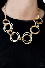 Load image into Gallery viewer, Jump Into The Ring and Give Me A Ring - Gold Necklace &amp; Bracelet Set 1193S