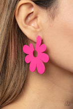 Load image into Gallery viewer, Flower Power Fantasy - Pink Earring 2923e