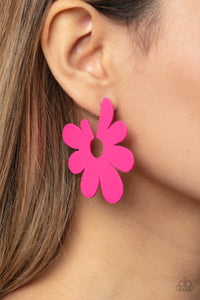 Flower Power Fantasy - Pink Earring 2923e