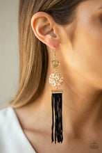 Load image into Gallery viewer, Lotus Gardens - Gold Earring 67E