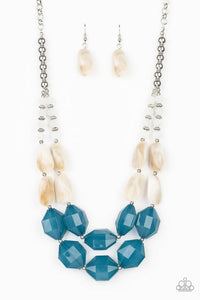 Seacoast Sunset - Blue Necklace 1222N