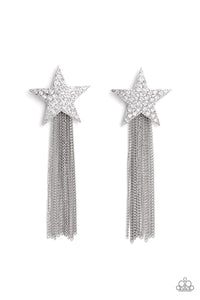 Superstar Solo - White Earring 2909e