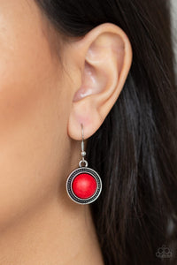 Lasting EMPRESS - ions  & Tribal Pop - Red Necklace & Bracelet Set