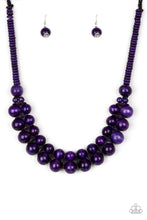 Load image into Gallery viewer, Caribbean Cover Girl - Purple Necklace 1203N