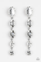 Load image into Gallery viewer, Red Carpet Radiance - White earring Post 54E