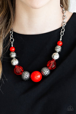 Sugar,Sugar - Red Necklace 1092N
