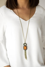 Load image into Gallery viewer, A Good TALISMAN Is Hard To Find - Orange Necklace