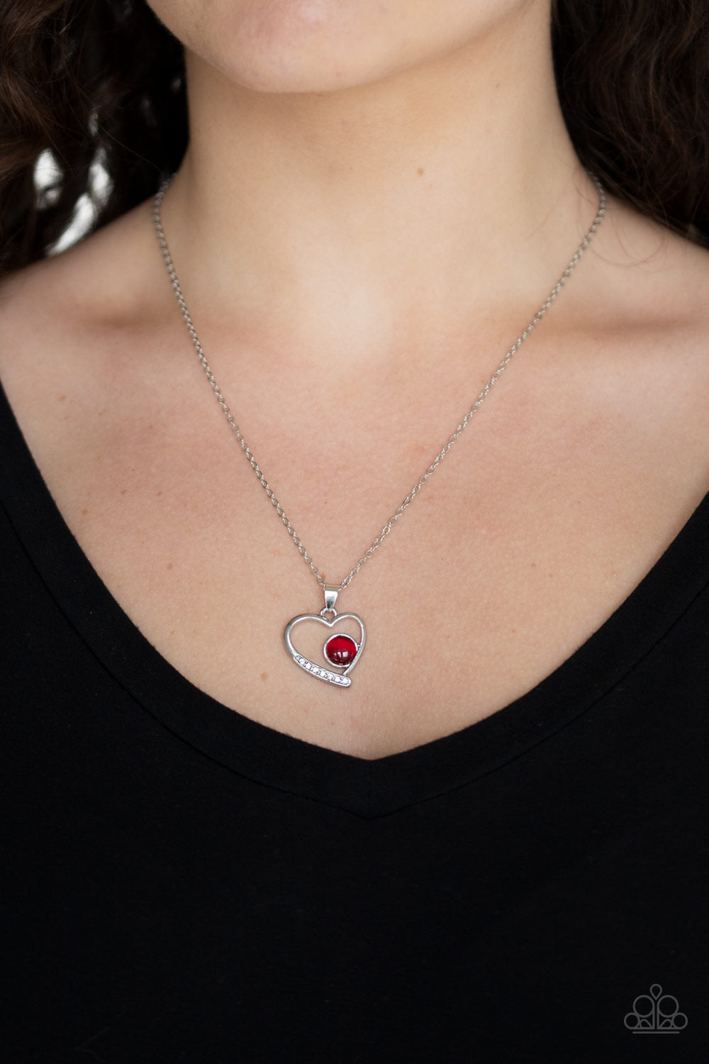 Heart Full Of Love - Red Necklace 1136N