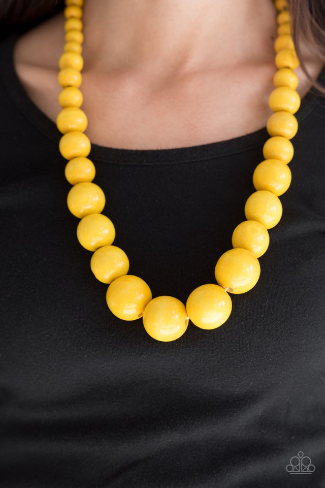 Effortlessly Everglades - Yellow Necklace 901N