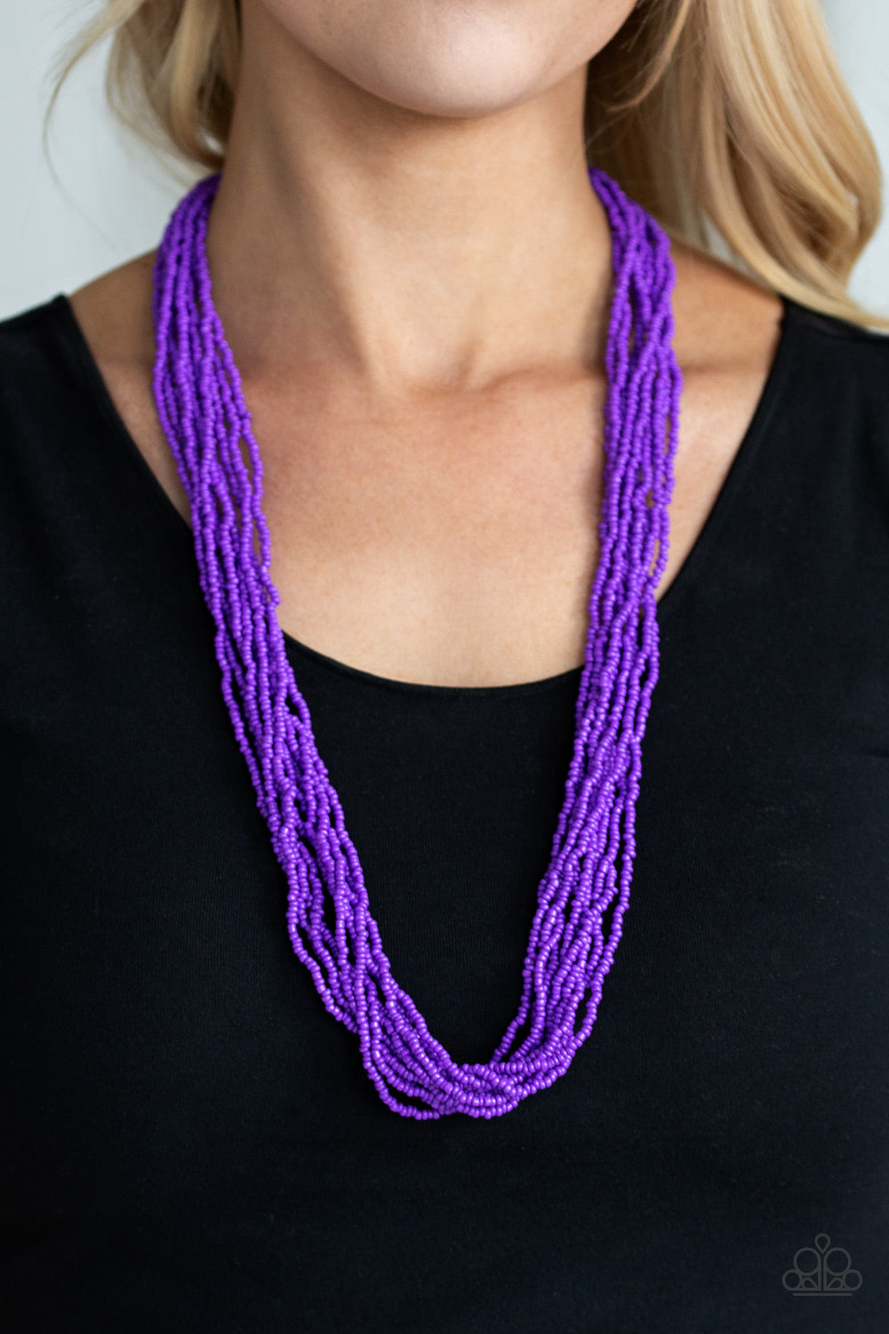 Congo Colanda - Purple  Necklace 1158N