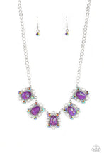 Load image into Gallery viewer, Pearly Pond - Purple Necklace