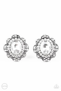 Dime and Dapper - White Clip On Earring