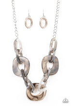 Load image into Gallery viewer, Courageously Chromatic - Silver Necklace 21n