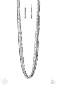 Turn Up The Mix - Silver Necklace 42n