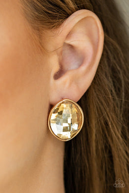 Movie Star Sparkle - Gold  Earring 50e