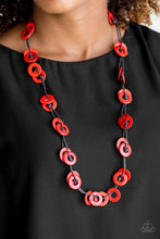Load image into Gallery viewer, Waikiki Winds - Red  Necklace 1210N