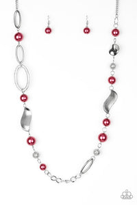 All About Me - Red Necklace 1096N
