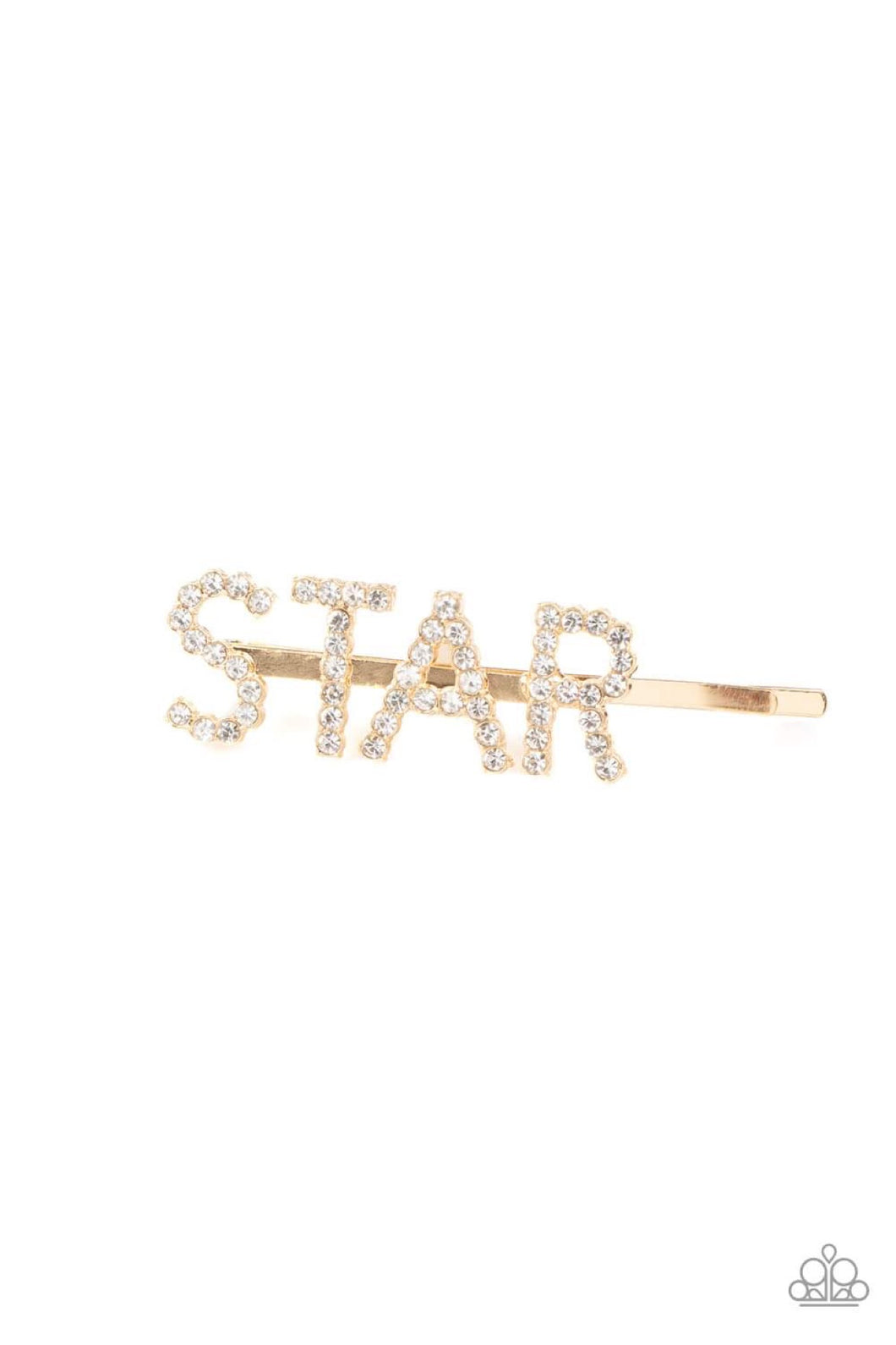 Star In Your Own Show - Gold Hair Clip 2748h