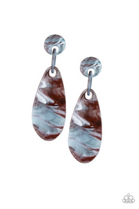 A HAUTE Commodity - Brown Earring 44E