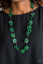 Load image into Gallery viewer, Waikiki Winds - Green Necklace 1210N