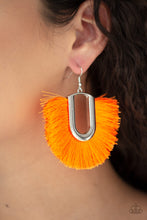 Load image into Gallery viewer, Tassel Tropicana - Orange Earring 399E